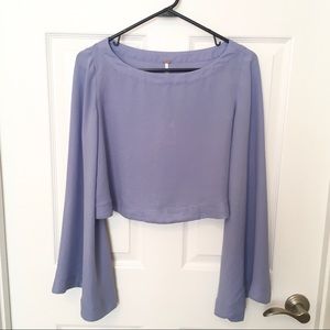 Free People Stars Aligned Top in Periwinkle